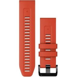 Garmin Quickfit 26 mm Flame Red Silicone Strap 010-13117-04