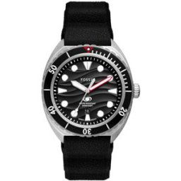 Fossil Breaker Black Silicone FS6062