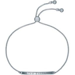 Ted Baker Breenar silverfärgad armband med platta 06-TBJ3456-01-03