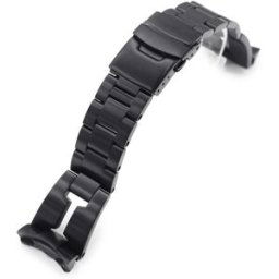 MiLTAT Retro Razor Black stålarmband för Seiko SKX007 SS221803BBK039