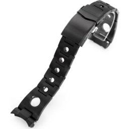 MiLTAT Rollball PVD Black stålarmband för Seiko SKX SS221820BBK088
