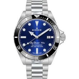 Edox SkyDiver 70s Date Automatic 80115 3N1M BUIN