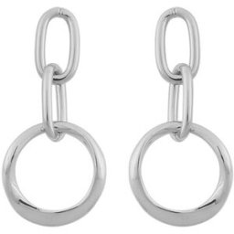 SNÖ Of Sweden Blanche round pendant örhängen plain s 1057-6000256