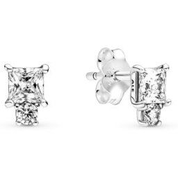Pandora Sparkling Round & Square örhängen 290036C01