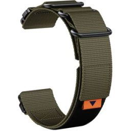 Tiera Garmin Fenix nylonarmband quick release grön 26 mm