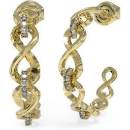 GUESS Endless dream guldfärgad infinity hoops JUBE03267JWYGT/U