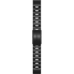Garmin Quickfit 22mm ventilerande mörkgrå DLC titanarmband 010-12863-09