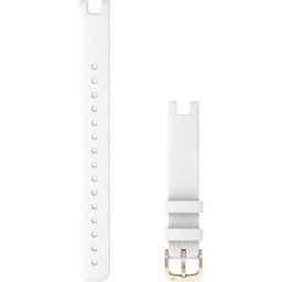 Garmin Lily lång vit läderarmband 010-13068-A6