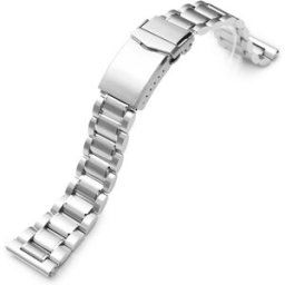 MiLTAT Entwine II (Pull-Twist) Brushed-Polished straight end stålarmband 20 mm SS201620BPS162S