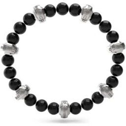 GUESS Edgy onyx-stålarmband JUMB04057JWSTBKT/U