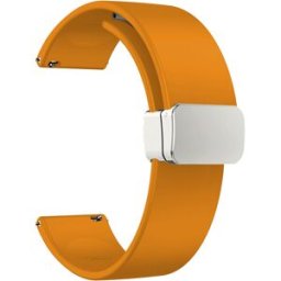 Tiera silikonarmband med magnetlås oranssi 20 mm