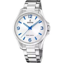 Festina Petite grey silver solar gents herrklocka F20656/1