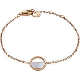 Skagen armband Agnethe Rose-Gold-Tone and Mother-of-Pearl Bracelet SKJ0999791
