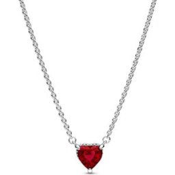 Pandora Timeless Sparkling Heart Halo Pendant halsband 392542C01-45