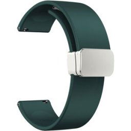Tiera silikonarmband med magnetlås grön 20 mm