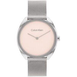 Calvin Klein Adorn silver blush mesh 25200269