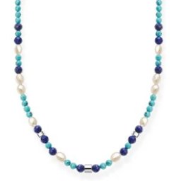 Thomas Sabo with blue stones and pearls halsband KE2162-775-7-L45V