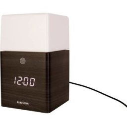 Karlsson KA5798BK Frosted Light LED Svart väckarklocka