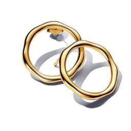 Pandora Essence 14k Gold-plated hoops 263265C00