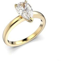 Festive Venus diamantring päronslipad gult guld 2,00 ct 685-200-KK
