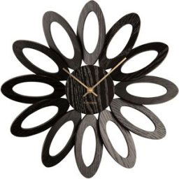 Karlsson Fiore Wood Veneer Black väggklocka KA5891BK