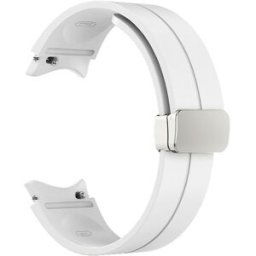 Tiera Samsung Galaxy Watch4 och Watch5 silikonarmband vit