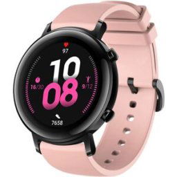 Tiera pink silikonarmband 20 mm med quick release - Svart solki