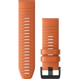 Garmin Quickfit 26mm orange silikonarmband 010-12864-01