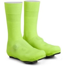 Grip Grab Flandrien Waterproof Knitted Road Shoe Covers, M, Yellow Hi-Vis