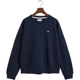 GANT Shield Crewn Neck Sweatshirt Dam, EVENING BLUE, XL