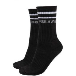 Gorilla Wear Crew Socks 2-pack Black 43-46