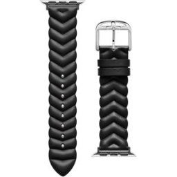Ted Baker svart läderarmband för Apple Watch 38/40/41 mm BKS38F110B0