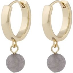SNÖ of Sweden Lara small hoops g/grey 1324-6400369