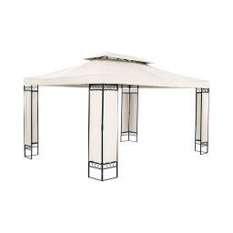 Trädgårdspaviljong - 3 x 4 m - 160 g/m² - Gräddfärgad