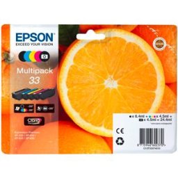 Epson Multipack Claria Premium BK/PBK/C/M/Y 33 T3337