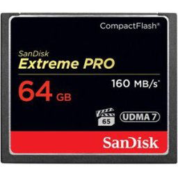 SanDisk CompactFlash Extreme PRO, 64GB, UDMA 7, 160MB/s