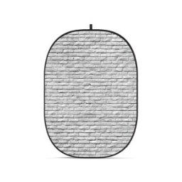 Godox CBA-WB0003 Wall Brick, hopfällbar bakgrund, 2 x 1,5m - Vit