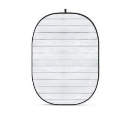 Godox CBA-WW0011 Wodden Wall, hopfällbar bakgrund, 2 x 1,5m - Vit 3