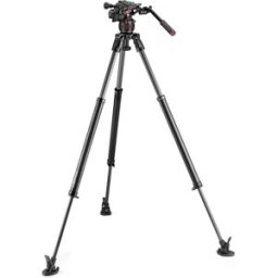 Manfrotto Stativkit Video Nitrotech 608 + 635 Fast Kolfiber