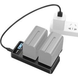 Smallrig 4086 dubbelladdare för L-series batterier så som NP-F970, NP-F750 osv
