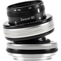Lensbaby Sweet 80/2,8 med Composer Pro II för Sony E