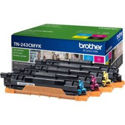 Brother TN243CMYK Cyan/Magenta/Gul/Svart Toner