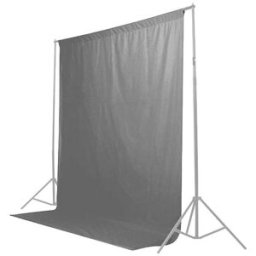 Caruba Bakgrund tyg 2 x 3 meter, Enfärgad Grå