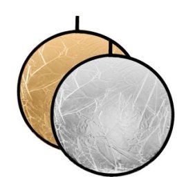 Caruba Reflexskärm 2 olika ytor, guld & silver - 110cm