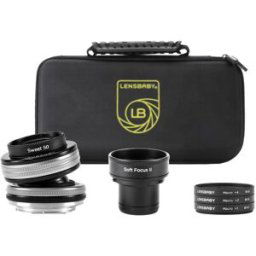 Lensbaby 50mm f/2,5 Sweet 50 med Soft Focus II Macro Kit & Composer Pro II för Nikon Z