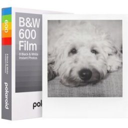 Polaroid 600, svartvit film med vit ram