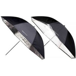 Elinchrom Paraplyset To Go, 2 st 105 cm paraplyer silver/transparent