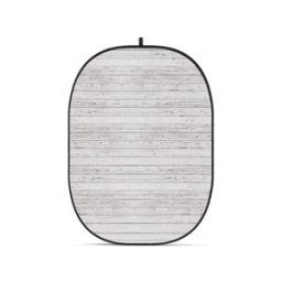 Godox CBA-WW0007 Wodden Wall, hopfällbar bakgrund, 2 x 1,5m - Vit 2