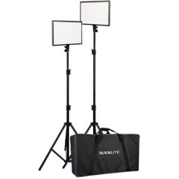 Nanlite Lumipad 25, belysningsset med 2 st LED-paneler + stativ + väska m.m.