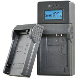 Jupio Universalladdare för Panasonic/Pentax batterier, t ex DB-110, DMW-BCG10E, DMW-BCJ13E